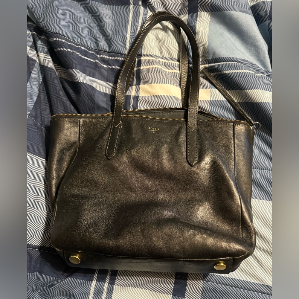 Black Fossil Purse